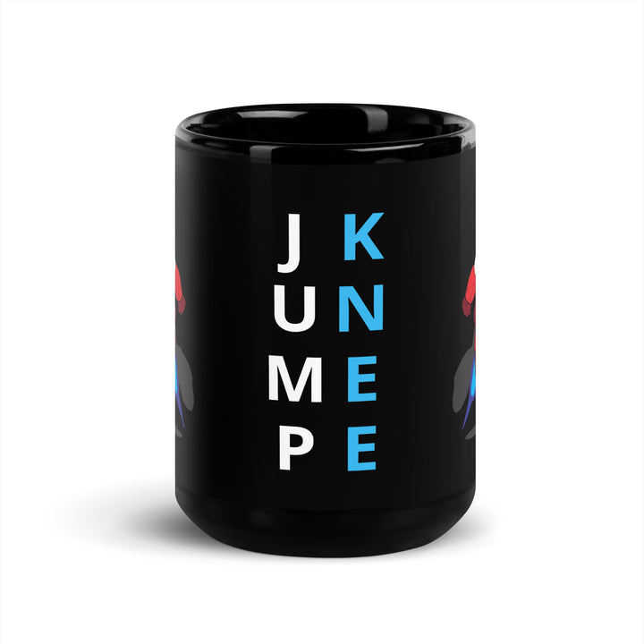 IRON BOT Jump Knee - Black Glossy Mug